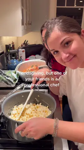 Not pictured: honey butter biscuits & truffle potato gratin 🦃🤎 #friendsgiving #chef #dinner #thanksgiving #foodies #foodtiktok 