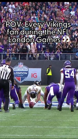What Vikings Fans were thinking 😂 #LondonGames #NFLUK #UK #London 