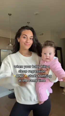 she won’t sleep more than 45mins 🫠 #MomsofTikTok #momlife #sleepregression #parentsoftiktok #firsttimemom #petsmart #4monthsold #teethingbaby #newborntipsandtricks #relatablemom #cutebabiesoftiktok #babygirl #babiesoftiktok #cutebaby #momanddaughter #loveofmylife #happybaby #babygirloutfit #fypシ 