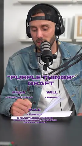 Who do you think won?? Let us know in the comments. #draft #purple #fun 