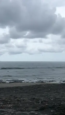 tenang bngt🥺#fyp #laut #hujan #sadvibes 