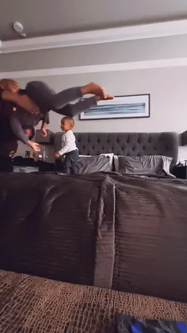 Dads will play the way we see fit. This gives my wife so much anxiety when we play like this but they love it and so do I.  ______________________ #blackboyjoy #Karate #MartialArts #Jujitsu #Kickboxing #Boxing #Flip #WWE #WWF #Wrestling #WorldWrestlingFederation #DadLife #Parenting #ParentingTips #playing #jumping #Prank #kids #boys #Toddler #Father #Fatherhood #Dad #Sons #fight #fighting   
