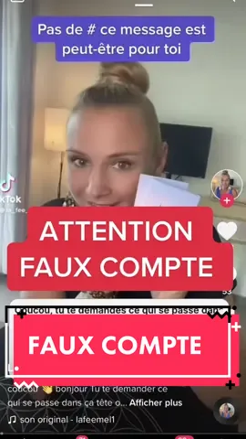 ATTENTION FAUX COMPTE 