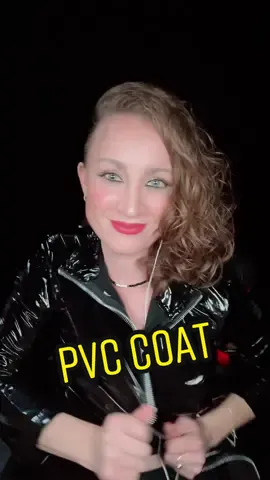 ASMR PVC coat crunch sounds for relaxation and sleep #asmr #pvcfashion #asmrfashion #asmrsounds