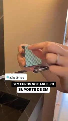Suportes de banheiro com adesivo😍 comente eu quero que te envio o link . . . . . #suacasa #achadinhos #utilidadesdomesticas 