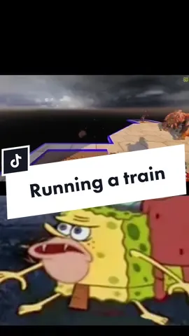 Pov: running a train ;) #fyp #tiktok #spongebob #zombies #train #ipro823 