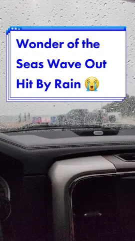 Today I planned to take the family out to the Royal Caribbean Wonder of the Seas Wave Out but my plans were crushed when it started to rain. Wave outs are held at Jetty Park near Port Canaveral. Entry is around $16 and you can stay all day. There is a playground along with facilities. I guess I'll have to try again 🥺 #sodynamite #wonderoftheseas #royalcaribbean #jettypark #cocoabeach #portcanaveral #cruiseport #cruisetok 