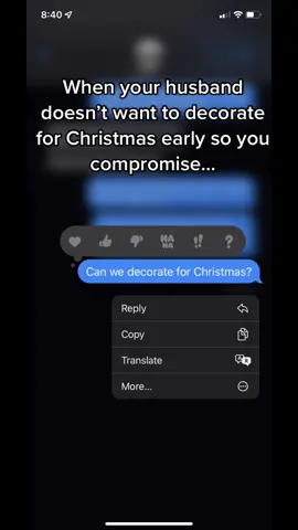 Compromise 🤝🏼 #christmas #merrycrisis #husband 
