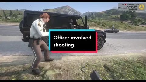 Blaine County Sheriffs Office Officer involved shooting. #fyp #foryoupage #xyzbca #gta5 #gta5rp #fivem #fivemroleplay #tropicalheatroleplay #thrp #police #shooting #shotsfired 