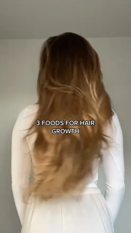 ✨3 foods you can start eating every day to promote healthy hair growth✨ #hairgrowth #healthyfoods #foodsforhairgrowth #hairgrowthtips #healthyhair #hairtips #haircare #hairtok 