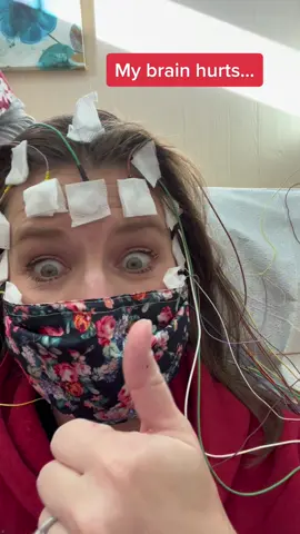 Easiest test I ever took! #eeg #chronicillnesswarrior #brainteaser #BetheReasonVisa 
