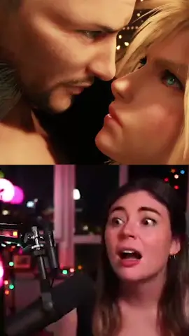 The way Andrea looks at Cloud 🥰 #jesscapricorn #twitchpartners #honeybeeinnff7remake 