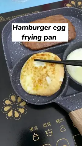Hamburger egg frying pan, make breakfast quickly. Do you want one? #fryingpan #fryingfood #egg #breakfast #CookingHacks #KitchenHacks #cooking #tiktokfinds #cozyathome #goodthing #foryou 