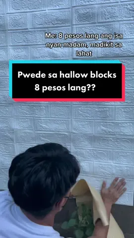 Ito na pwede na ang retail. Yes opo 8 pesos ang isang 35x38 mga madam i check out mo na yaaan #fy #fyp #fypシ #fypシ゚viral #trending #wallbrick #tiktokbudol #tiktokshopbudol 