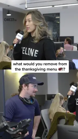 Tell us something that should be removed from the Thanksgiving menu 🦃🥧 #thanksgiving #officelife #food #holiday 