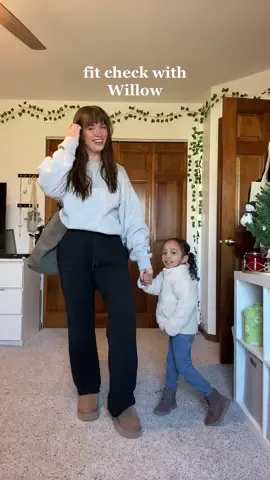 Fit check for goodwill ☺️ #fyp #foryou #fitcheck #OOTD #outfitoftheday #momanddaughter #sahm #sahmlife #toddlermom #toddlergirl #runningerrands 
