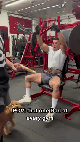 Kids think the gyms a damn playground🤨 #fyp #GymTok #FitTok #gymhumor #dad #workout #pov #skit 