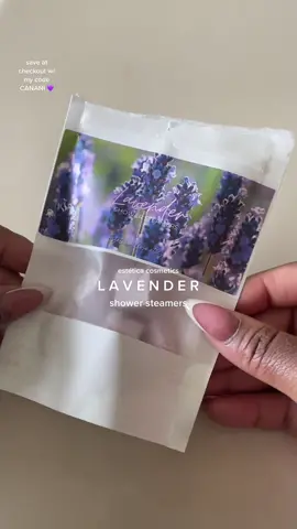 level up your shower & self care routine with these lavender shower steamers! l!nk in b!o #lavendersoap #esteticacosmetics #showerroutine #blackgirlluxury #thatgirl #musthaves 