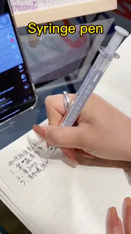 Interesting syringe pen. #pen #childrens #school #cool #foryou #student 