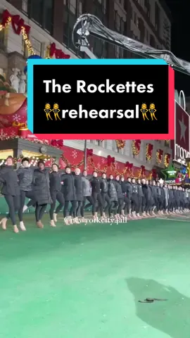 Tuesday Celebrity Rehearsals: The Rockettes👯‍♀️ #nyc #newyork #thanksgiving #macysparade #therockettes #newyorkcity #fun #thingstodo 