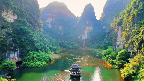 Một nơi toàn có bình yên, chỉ cách Hà Nội hơn 1 tiếng đi xe #trangan #ninhbinh #vietnam #disantrangan #unesco #trending #fyp #travel #reviewninhbinh #reviewtrangan #xuhuongtiktok