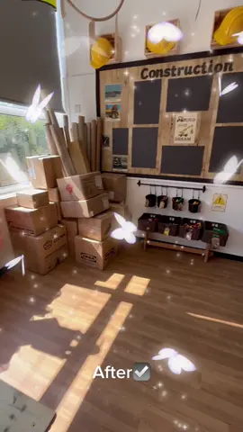 Construction area in construction 🚧🛠  #eyfs #eyfsteacher #construction #constructionarea #earlyyears #earlyyearsideas #transformation #classroomdecor #EYFS #eyfsteacher #nurserydecor #reception #nursery 