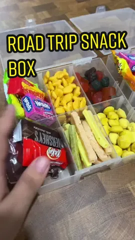 This snack box was a huge help! Also did one with fresh fruit, meats & cheese  🙌🏻 #roadtriphack #roadtripwithkids #dollartreediy #snackboxforkids 
