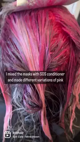 Pink Balayage using just a pigmented hair mask💕 -first I hand painted and did teasylights using @ruskhaircare ultimate blonde -then I took my @pallure pink pigment mask and diluted it with SOS conditioner  . . . #balayage #pinkhair #pinkhairdontcare #pinkhaircolor #cosmoprofbeauty #behindthechair #behindthechair_com #hairbrained #modernsalon #saloncentric #beautylaunchpad #ittakesapro #licensedtocreate @Pallure 