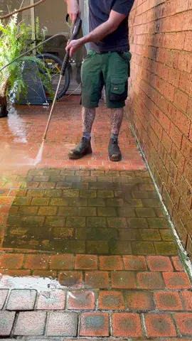Forgot my Gumboots #highpressurewashing #pressurewashing #softwash #transformation #cleaning #backyard #construction #fyp #mood #trends 