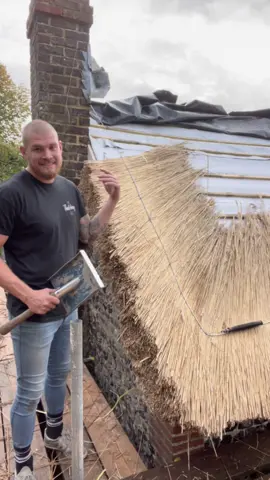 Start to finish process on a complete re-thatch! 🤩🛖 #thethatchingguy #thatch #new #transformation #Love #heritage #fyp #foryou #fypシ 