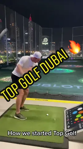 Swinging for the fences at Top Golf in Dubai #topgolf #topgolfdubai #dubai #golf #golfer #golfing #golfswing #golftok #golftiktok #tiktokgolfer #golftrickshot #golfisfun #fyp #viral #dubai #golfshot