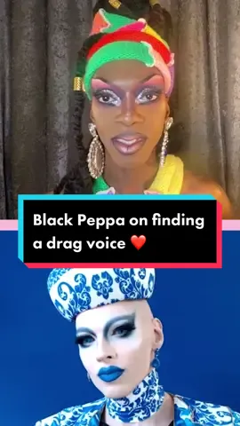 @iamblackpeppa on the importance of having a voice as a drag artist 🧡 #dragraceuk #dragraceuks4 #dragraceukseason4 #dragracecontent #dragrace #blackpeppa 