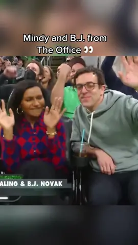 Kelly and Ryan were spotted courtside at the Celtics game last night 👀 #theoffice #celtics #tvshow #NBA #celebrity