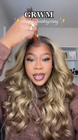 Happy Thanksgiving 🤎 GET READY WITH ME! #amazonfashionfinds #outrehairwig #outrehair 