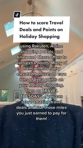 I always use Rakuten and Airline shopping portals when I shop and even when I book travel if I can! All will have crazy bonuses on many retailers on top of the sales! Rakuten even earns me Amex points 👀. Plus you can stack this with your Amex or Chase offers. This way you can earn tons of points or miles, and then on Travel Tuesday score even more deals! #blackfriday #cybermonday #traveltuesday #deals #rakuten #points #miles #creditcard #creditcards #creditcardpoints #creditcardtips #creditcardhacks #travel #traveltips 