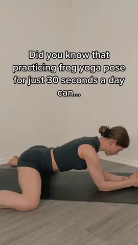 Did you know about how incredible frog pose is? #yoga #yogapractice #yogapose #frogpose #flexibility 