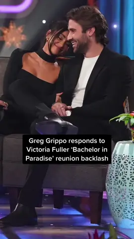 #GregGrippo responds to #VictoriaFuller #BachelorInParadise reunion backlash 