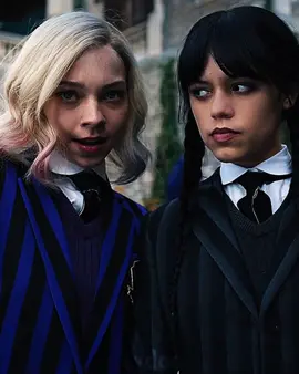 a amizade delas e🛐🛐🛐#enidandwendsday #wednesday #enid #friendship