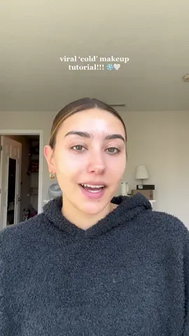 You guys NEED to try this!!! #coldmakeup #viralmakeuptrend #makeuptutorial #beautytrends #blushedmakeup #simplemakeup #BeautyTok #sephorafavs #makeuphacks #dewyskin #glowymakeup 