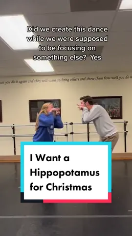 If you run into me or @kp for the next month, we will expect you to know this dance to perform along with us. Learn the choreography accordingly. 🦛🎅🏼 #dance #dancetok #christmas #iwantahippoforchristmas 
