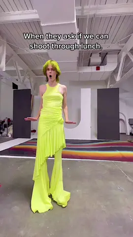 When they ask if we can shoot through lunch….🙅‍♀️ #modeltiktok 