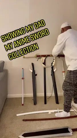 Should I get my dad his own sword? Lol🗡️ #anime #animefan #animejawn #animesword 