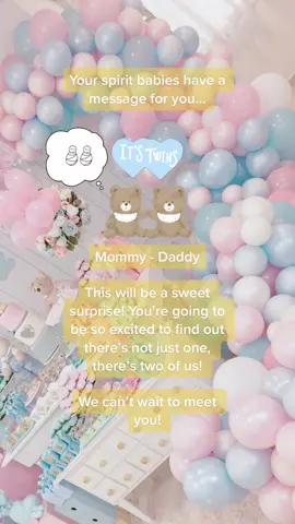 It’s twins! 🧸🧸 #spirit #spiritbaby #spiritbabies #ttc #ivf #babylove #babyboy #babygirl #babytok #babyfever #mommytobe #pregnancy #pregnancytok #girls #boys 