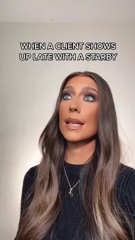 All jokes but please dont be late, every minute counts🙃 #makeuptiktok #clientsbelike #makeupartistproblems #makeupclient #dontbelate 