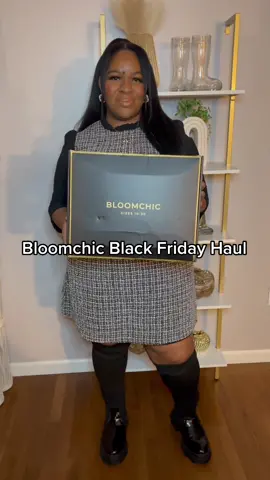 Shop the @BloomChic Black Friday deals going on now 🖤. DC NickiStylingHerCurves #Dresswithjoy #BloomChic #BloomPartner #ad #plussizefashion #plussizehaul 