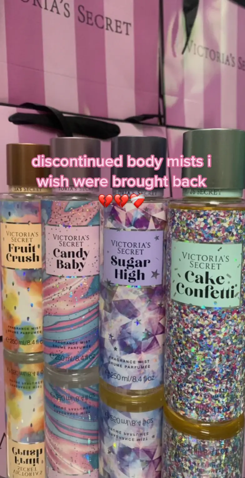 i’m a sucker for packaging ☹️💖 #discontinued #bodymist #vs #bbw #bathandbodyworks #pinkpackaging #girlyaesthetic @Victoria’s Secret @Bath & Body Works 