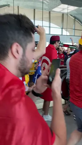 🇹🇳 Les #fans tunisiens sont toujours aussi chauds !!! #Tunisie #Tunisia #beINFWC2022 #Worldcup 