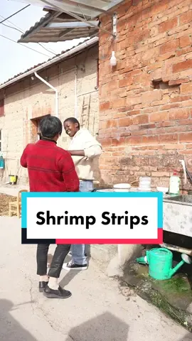 My neighbor’s granddaughter wanted shrimp strips, I’m making some for her today #chinesefood #snacks 