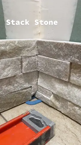 Pro way to install stack phone in the corners. #Remodel #construction #homerenovation #realestate #homeimprovement #work #tools #DIY #tile #tileinstallation #work #hardwork 
