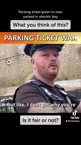 MAN GETS TICKET FOR PARKING IN ELECTRIC BAY #foryou #foryoupage #fypシ #fyp #comedy #viral #funny 